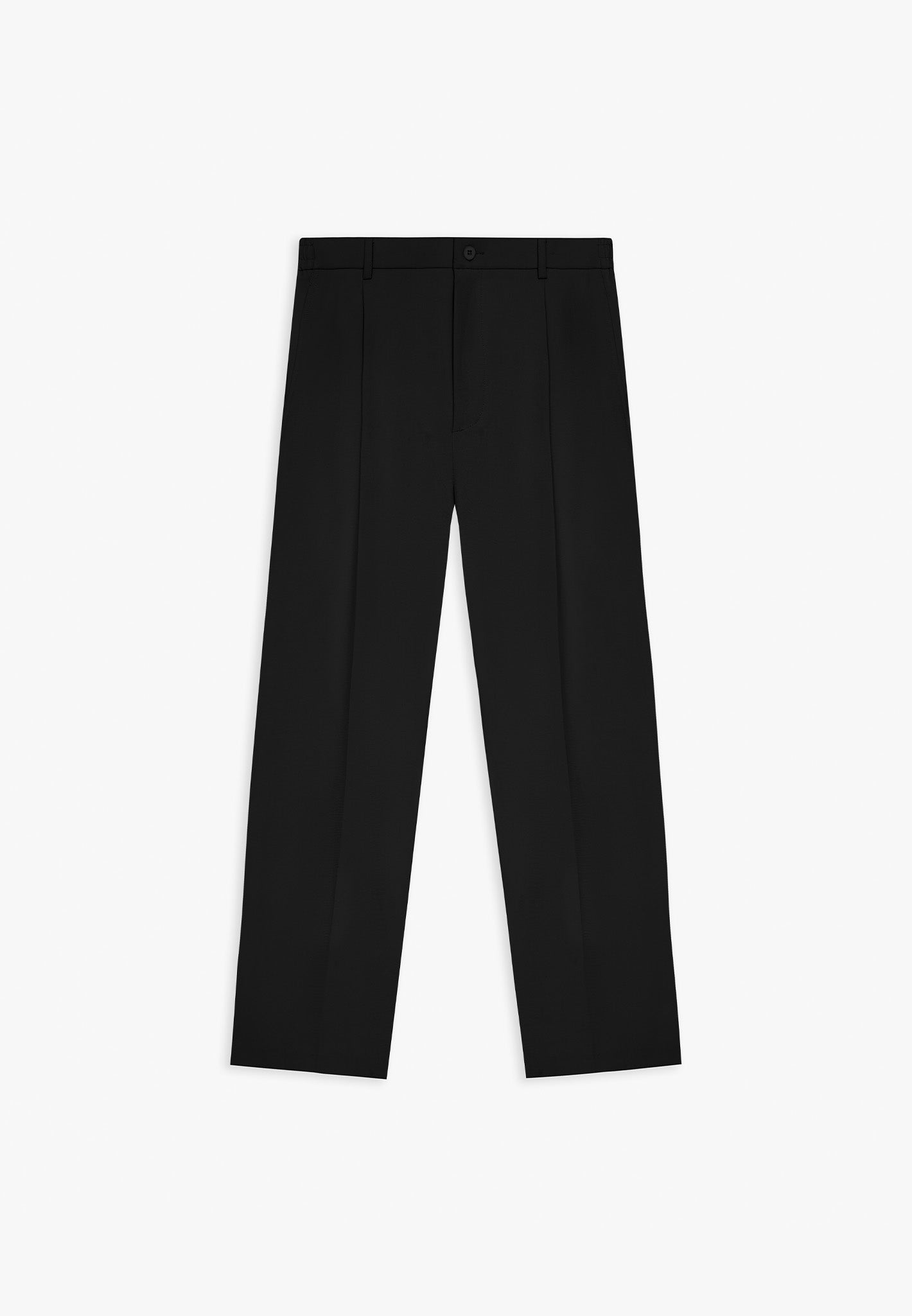 Signature Wide Leg Trousers - Black