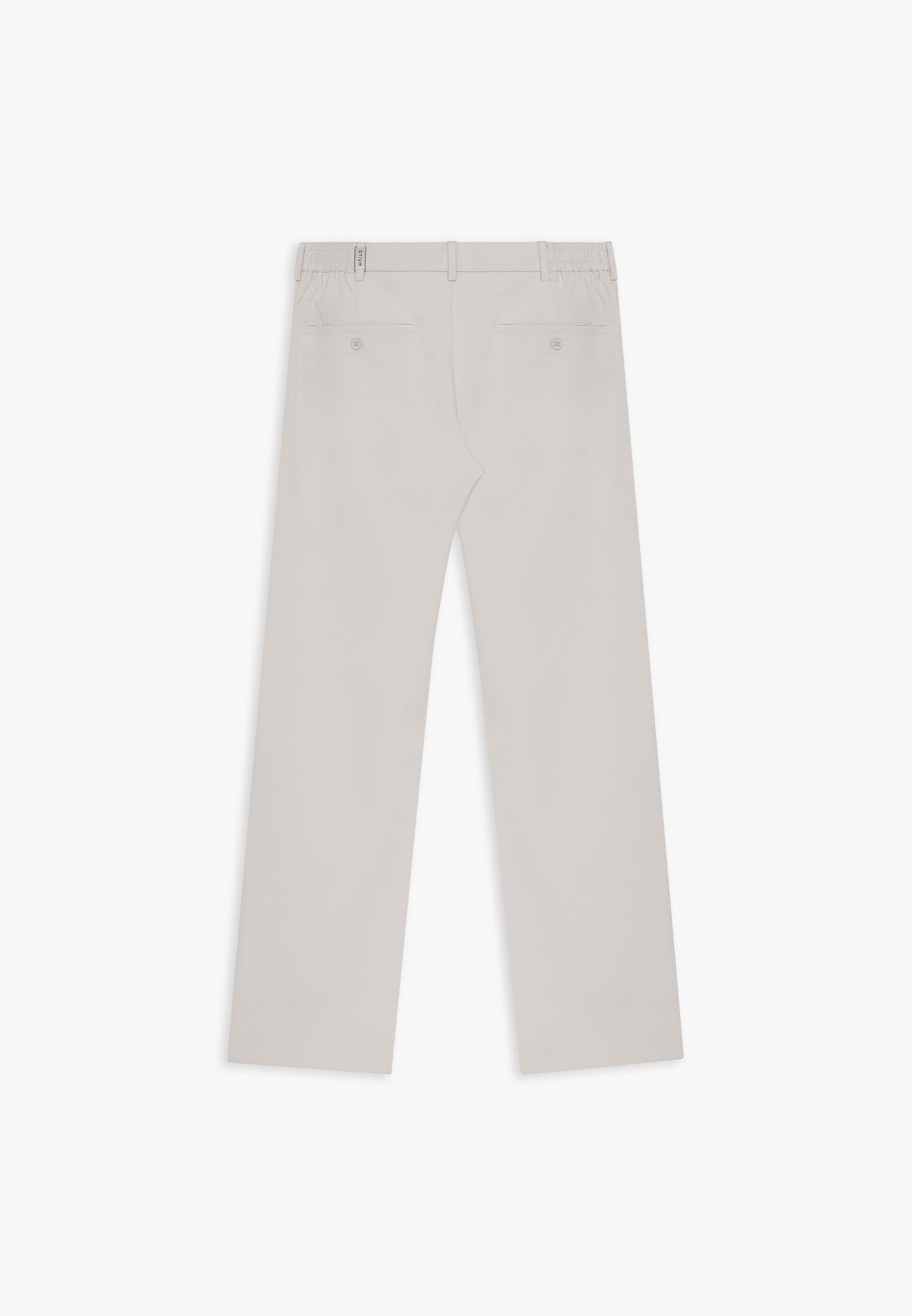 Signature Wide Leg Baggy Trousers - Stone