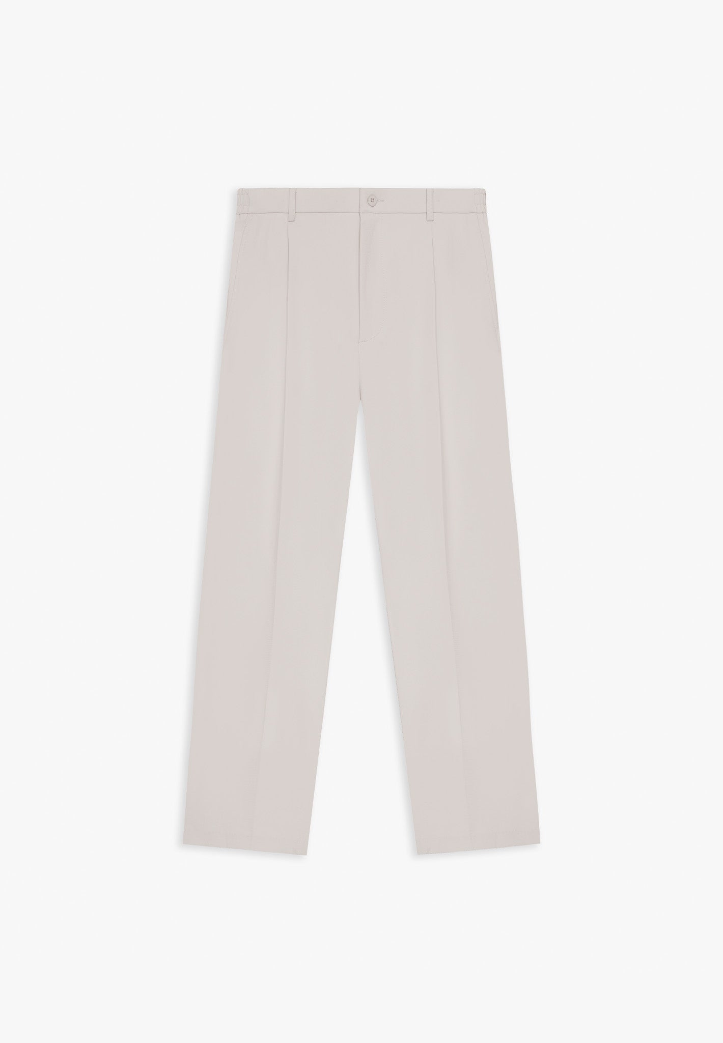 Signature Wide Leg Trousers - Stone
