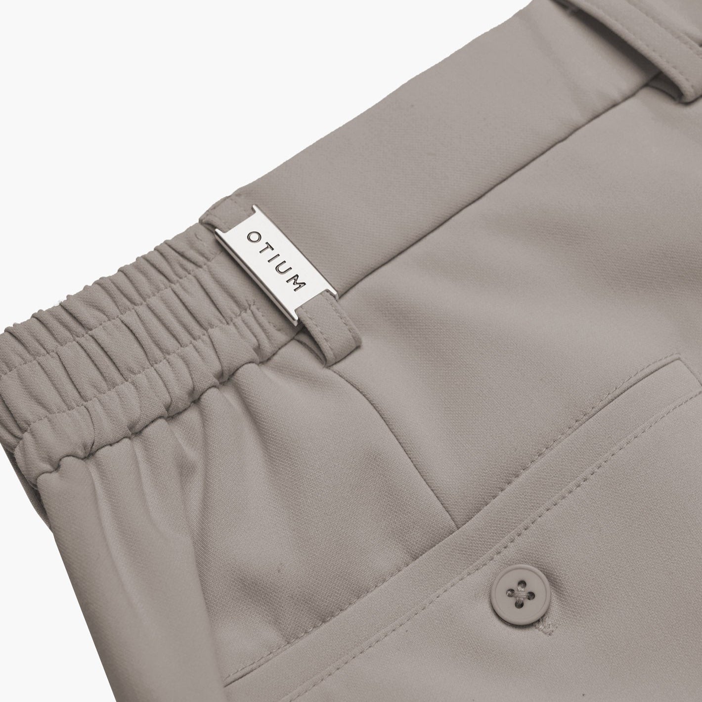 Signature Wide Leg Baggy Trousers - Taupe