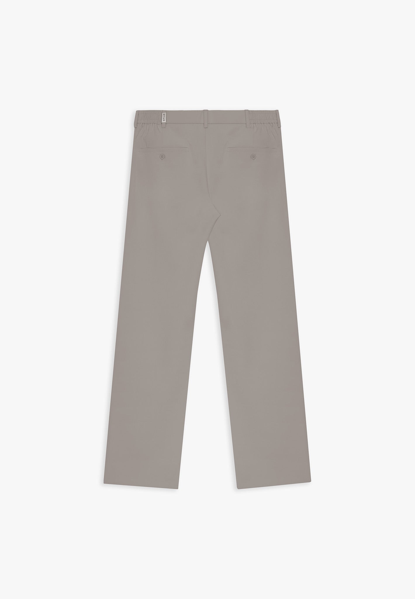 Signature Wide Leg Baggy Trousers - Taupe