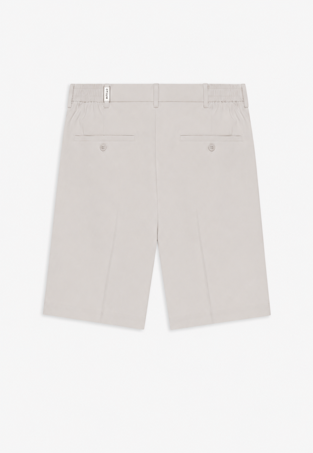 Signature Wide Leg Tailored Shorts - Stone