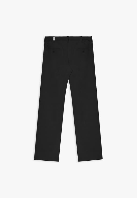 Signature Wide Leg Trousers - Black