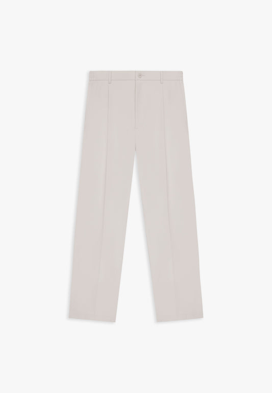 Signature Wide Leg Trousers - Stone