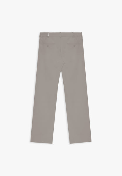 Signature Wide Leg Baggy Trousers - Taupe