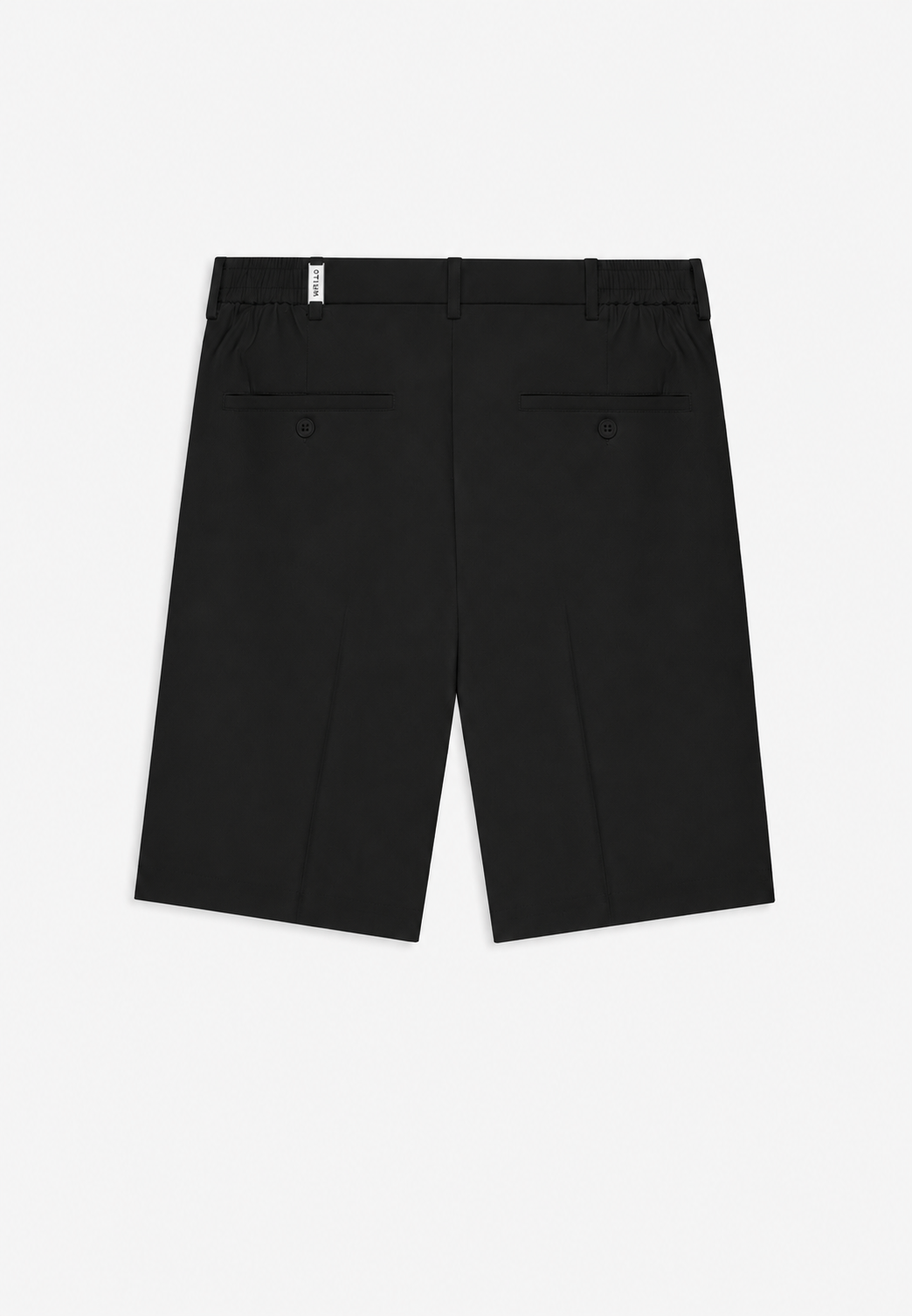 Signature Wide Leg Tailored Shorts - Black