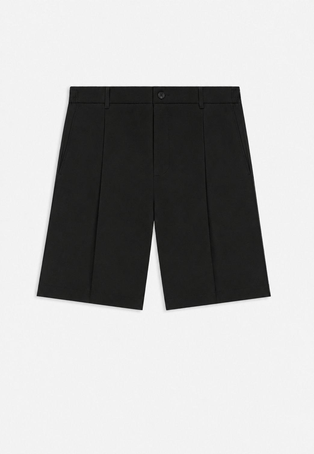 Signature Wide Leg Tailored Shorts - Black