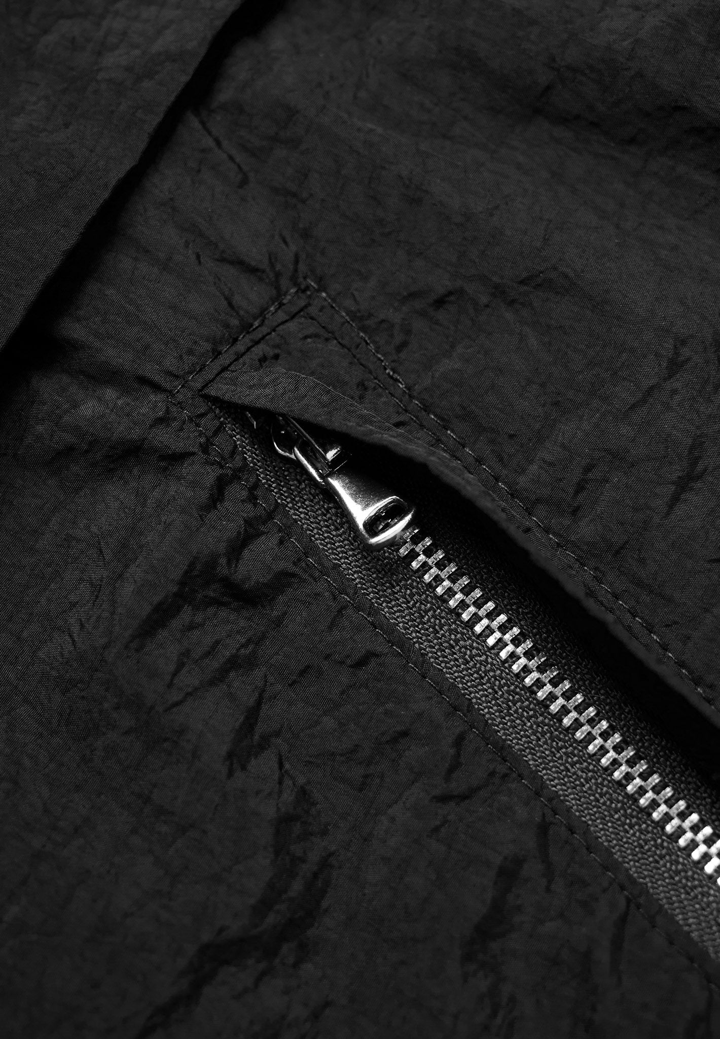 Signature Nylon Track Jacket - Black