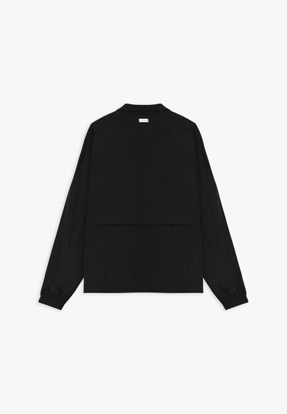 Signature Nylon Track Jacket - Black
