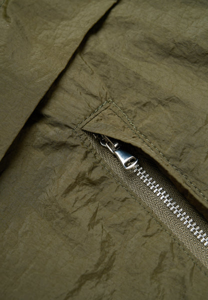 Signature Nylon Track Jacket - Khaki
