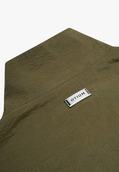 Signature Nylon Track Jacket - Khaki
